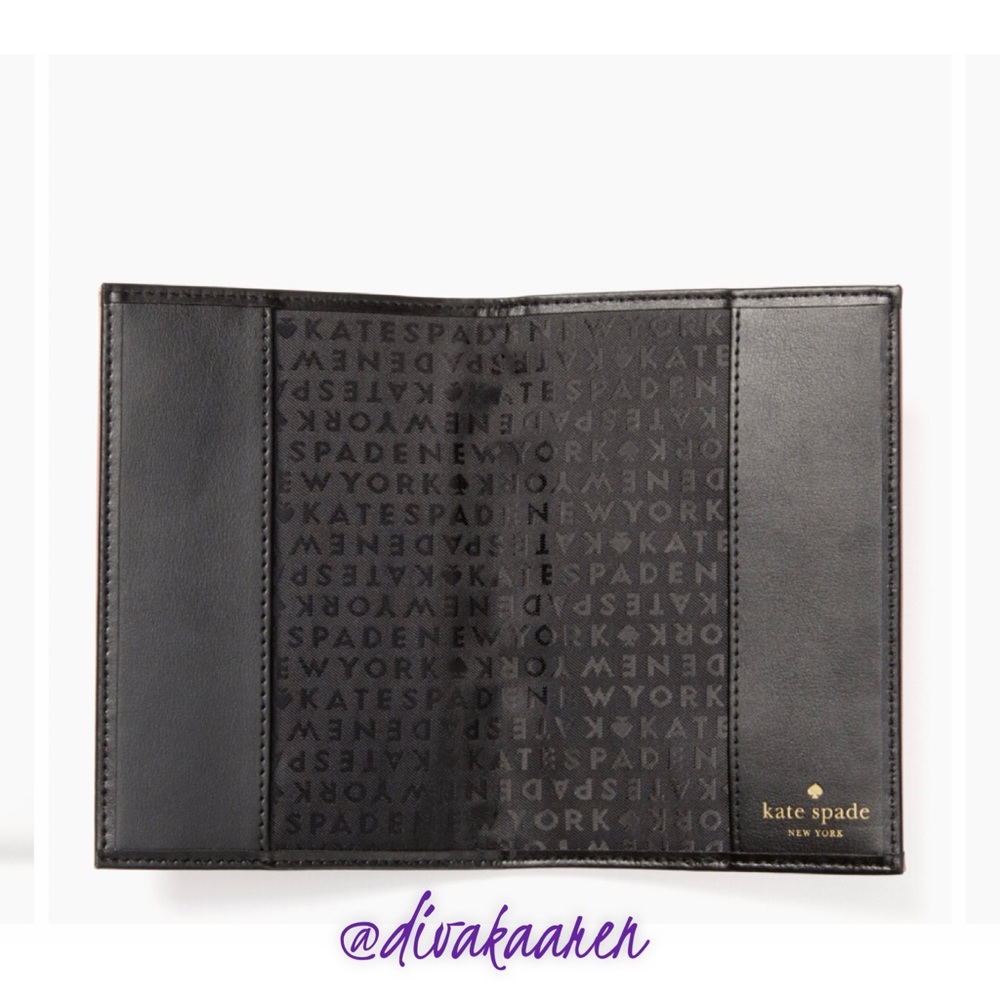 Kate Spade Passport Case Pink Owl - Picture 3 of 6